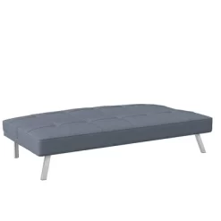 Colette Convertible Futon Sofa Bed Light Gray - Serta -Home Style Deals Store GUEST a9765618 1b35 4667 847d b35cdaa6fc36