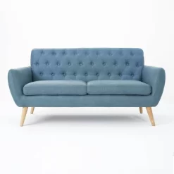 Bernice Petite Mid Century Modern Tufted Sofa - Christopher Knight Home -Home Style Deals Store GUEST aa820a3a 83bc 4942 8aef 598fc29c564e