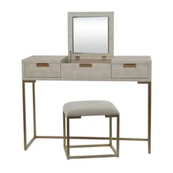 Contemporary Wood Console Table Dressing Table Desk With Mirror And Stool Set - Olivia & May 18 Contemporary Wood Console Table Dressing Table Desk With Mirror And Stool Set - Olivia & May -Home Style Deals Store GUEST aa8db9d1 4b6c 4336 a8bf e7e36df76204