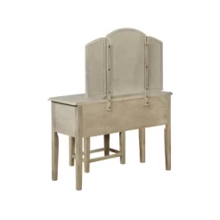 Sophie Vanity And Stool White Wash - Powell Company -Home Style Deals Store GUEST ab0ebc61 0760 4305 af4b 0f3b2033f7aa