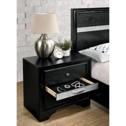 2pc Queen Whether By Bed With Nightstand Black - MiBasics -Home Style Deals Store GUEST ad5e93c1 cc8d 411c 9a2e 079ea0ecafc9