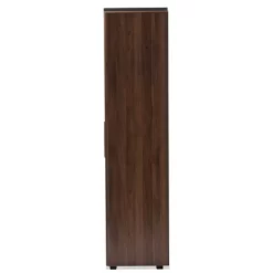 7 Shelf Wardrobe Rikke Two-Tone Wood Storage Cabinet Brown - Baxton Studio -Home Style Deals Store GUEST aebccf9e 0b9e 48d0 858b c30247ab1622