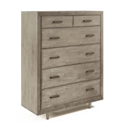 6pc Aurora Mid-Century Gray Bedroom Set With Upholstered Bed - Abbyson Living -Home Style Deals Store GUEST aeeeb82a 881c 4758 8051 c1905974b795