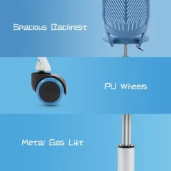 Costway Office Task Desk Armless Chair Adjustable Mid Back Swivel Study Chair RoseBlueTurquoisePurple -Home Style Deals Store GUEST b1525d18 9406 48e9 ab3d 1230c0039384