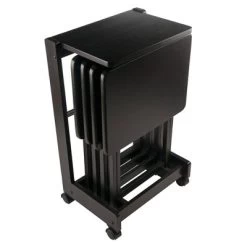 5pc Brienda Set Flip Top Snack Table - Winsome -Home Style Deals Store GUEST b22e7567 f6be 4d8c 8ac3 fade595be566