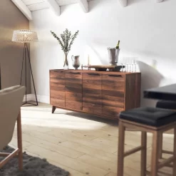 Flash Furniture 60" Buffet Cabinet With 4 Soft Close Doors And Adjustable Shelves - Dark Walnut 13 Flash Furniture 60" Buffet Cabinet With 4 Soft Close Doors And Adjustable Shelves - Dark Walnut -Home Style Deals Store GUEST b23e3706 5be7 4d0a b88c 610410c16218