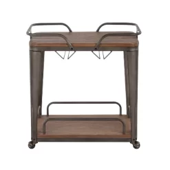 Oregon Industrial Bar Cart Antique - LumiSource -Home Style Deals Store GUEST b35cd99e f936 4029 b08e be7c4240b2bc