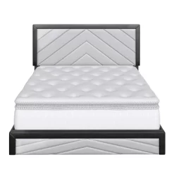 Blake Chevron Stitched Upholstered Platform Bed - Eco Dream -Home Style Deals Store GUEST b3677a2e e821 40d9 9b1e d66a28773c8d
