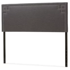 Geneva Modern And Contemporary Fabric Upholstered Headboard - Baxton Studio