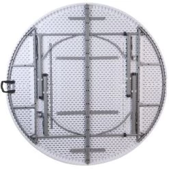 Flash Furniture 5.89-Foot Round Bi-Fold Granite White Plastic Banquet And Event Folding Table With Carrying Handle -Home Style Deals Store GUEST b4f1ba8e c623 4acb 940e 891fcfa82bdf