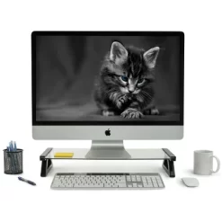 Mount-It! USB Monitor Stand And Laptop Stand | Glass Desk Riser With 3 USB Hub Ports | 20 Lbs. Weight Capacity -Home Style Deals Store GUEST b54d1a08 c421 4edd a2ac 8018d753a74a