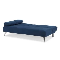 Miley Convertible Futon Sectional Sofa Navy Blue - Serta -Home Style Deals Store GUEST b5598606 ef49 418a 8fd3 1ac04c7c8d31