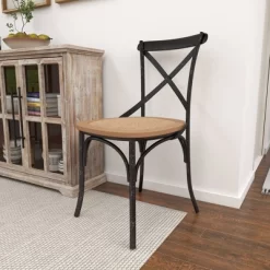 Set Of 2 Farmhouse Iron Dining Chair - Olivia & May -Home Style Deals Store GUEST b57bfb7d 1845 4cce ae2e 8571fa1808eb