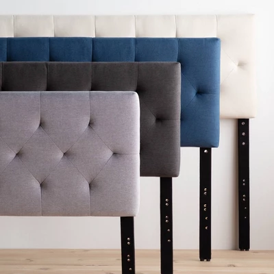 Emmie Adjustable Upholstered Headboard With Diamond Tufting - Brookside Home 4 Emmie Adjustable Upholstered Headboard With Diamond Tufting - Brookside Home - Image 4