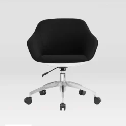 Upholstered Office Task Chair Black - Techni Mobili