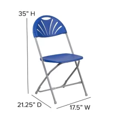 Emma And Oliver 8 Pack. 650 Lb. Capacity Plastic Fan Back Folding Chair -Home Style Deals Store GUEST b7b6f533 9ca6 40e0 a070 78495b99c078