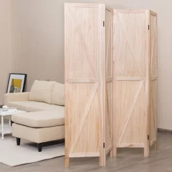 Costway 4Panels Folding Wooden Divider W/ V-shaped Design 5.6Ft Tall -Home Style Deals Store GUEST b7d8f211 daf4 4a96 b223 9386fa27baa1