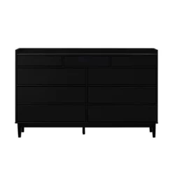 Mid-Century Modern Solid Wood 9 Drawer Horizontal Dresser - Saracina Home -Home Style Deals Store GUEST b8326513 d1f9 4b66 aa98 cbcef4c3e0c3