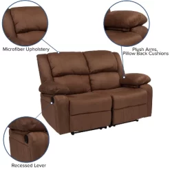 Flash Furniture Harmony Series Loveseat With Two Built-In Recliners -Home Style Deals Store GUEST b88651d9 39d8 4988 95f0 78e0ea568dbc