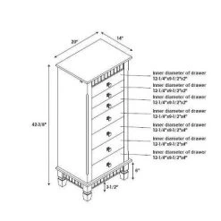 Tierra Contemporary Jewelry Armoire Merlot Brown - Powell Company -Home Style Deals Store GUEST b8b58836 48e4 41ae 9c96 317107c9c6ea
