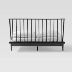 Boho Solid Wood Spindle Platform Bed - Saracina Home -Home Style Deals Store GUEST b8d271bd 790c 4a0d a2b2 01db1fc34a9d