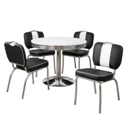 5pc Raleigh Retro Dining Set - Buylateral -Home Style Deals Store GUEST b9ecefab 0d39 4c2c 9f09 ede3db3d02fa