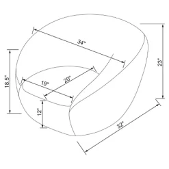 Swivel Accent Chair - Room Essentials™ -Home Style Deals Store GUEST ba44349c 1ec8 4fc6 a351 c93a6f2267d2