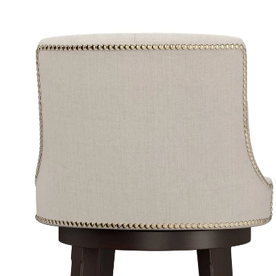 30" Halbrooke Swivel Barstool Smoke/Cream Hillsdale Furniture 10 30" Halbrooke Swivel Barstool Smoke/Cream Hillsdale Furniture - Image 10
