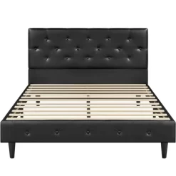 Yaheetech Classic Faux Leather Upholstered Bed Frame Platform Bed -Home Style Deals Store GUEST ba9b99ab d1f4 4226 a313 d443c0f37850