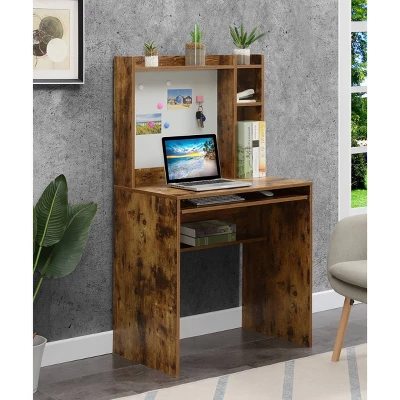 Designs2Go Student Desk With Magnetic Bulletin Board And Shelves - Breighton Home 1 Designs2Go Student Desk With Magnetic Bulletin Board And Shelves - Breighton Home