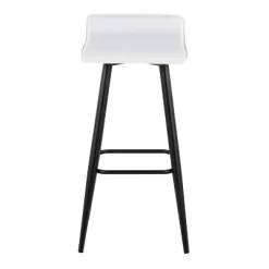 Set Of 2 Ale Faux Leather/Steel Barstools Black/White - LumiSource 13 Set Of 2 Ale Faux Leather/Steel Barstools Black/White - LumiSource -Home Style Deals Store GUEST bb2e1e0a 7b90 40df 90a7 241e402fc9a7