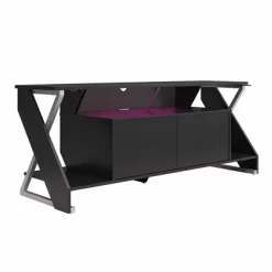 Xtreme Gaming TV Stand With TVs Up To 65" With LED Light Kit Black - NTENSE -Home Style Deals Store GUEST bb351bbf c3c7 49dd 9bb4 dda7bc19532f