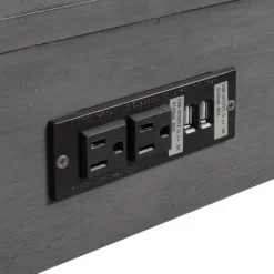 4 PCS Counter Height Dining Table Set With Socket And Padded Stools-ModernLuxe -Home Style Deals Store GUEST bcec33c7 a338 41fe b4c1 1de7c60df899