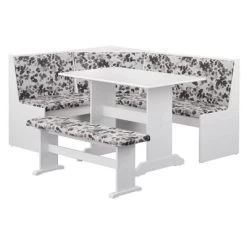 3pc Lacey Upholstered Nook Set - Buylateral -Home Style Deals Store GUEST bd2978ee 5a24 4517 8d0a 906f15dc35b2