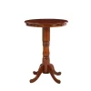Round Pedestal Bar Height Table Wood/Cherry - Boraam