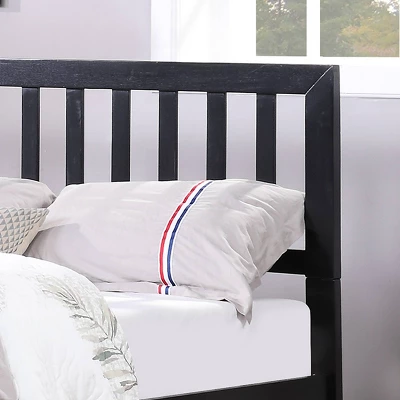 Queen Norgate Modern Farmhouse Platform Bed - Christopher Knight Home 2 Queen Norgate Modern Farmhouse Platform Bed - Christopher Knight Home - Image 2