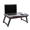 BirdRock Home Bamboo Laptop Lap Tray With Adjustable Legs - Walnut
