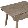 Boulder Extendable Dining Table Wire Brush Barnwood Brown - Boraam