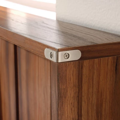 Queen Vista Key Headboard Blaze Acacia - Sauder 2 Queen Vista Key Headboard Blaze Acacia - Sauder - Image 2