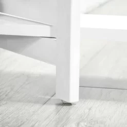 HOMCOM 4 Panel 67" Tall Wood Privacy Screen Room Divider With 3 Display Shelves, And Folding Storage For Bedroom Or Home Office, White -Home Style Deals Store GUEST c2bd0b6e 1190 47a1 af06 1ec55f665897