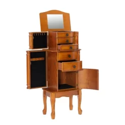 Marie Jewelry Armoire Oak - Powell Company -Home Style Deals Store GUEST c3db41a3 5c78 4b47 9324 d3a846d0fae4