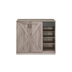 Toski Cabinet Rustic Gray Oak - Acme Furniture