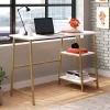 North Avenue Modern Desk With Open Shelves White - Sauder
