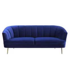 78" Eivor Sofa Blue Velvet - Acme Furniture -Home Style Deals Store GUEST c67b66aa 18b2 4972 8728 71c647912699