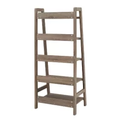 60.13" 5 Shelf Bookshelf Gray - Linon -Home Style Deals Store GUEST c7a1684e 1605 4c11 8b26 7432de5788d9