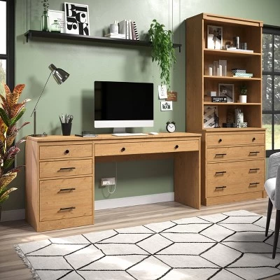 Vanessa Desk 1 File Cabinet - Linon 11 Vanessa Desk 1 File Cabinet - Linon - Image 11