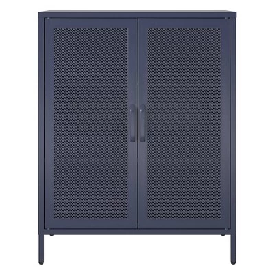 Channing 2 Door Accent Cabinet Mesh Metal Locker - Novogratz 13 Channing 2 Door Accent Cabinet Mesh Metal Locker - Novogratz - Image 13