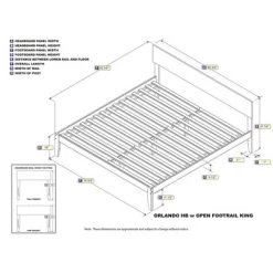 King Orlando Platform Bed White - AFI 13 King Orlando Platform Bed White - AFI -Home Style Deals Store GUEST c9aaea6a 1ab2 4c26 aab3 25ebf93d9384
