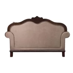 69" Chateau De Ville Fabric Sofa Espresso Finish - Acme Furniture -Home Style Deals Store GUEST ca172f9b 78d2 49da b35e b48129e7694d