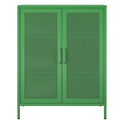 Channing 2 Door Accent Cabinet Mesh Metal Locker - Novogratz 12 Channing 2 Door Accent Cabinet Mesh Metal Locker - Novogratz - Image 12